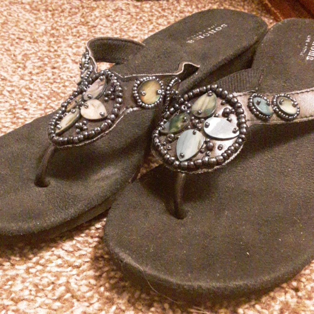 Size USA 8.5 Black Sandals